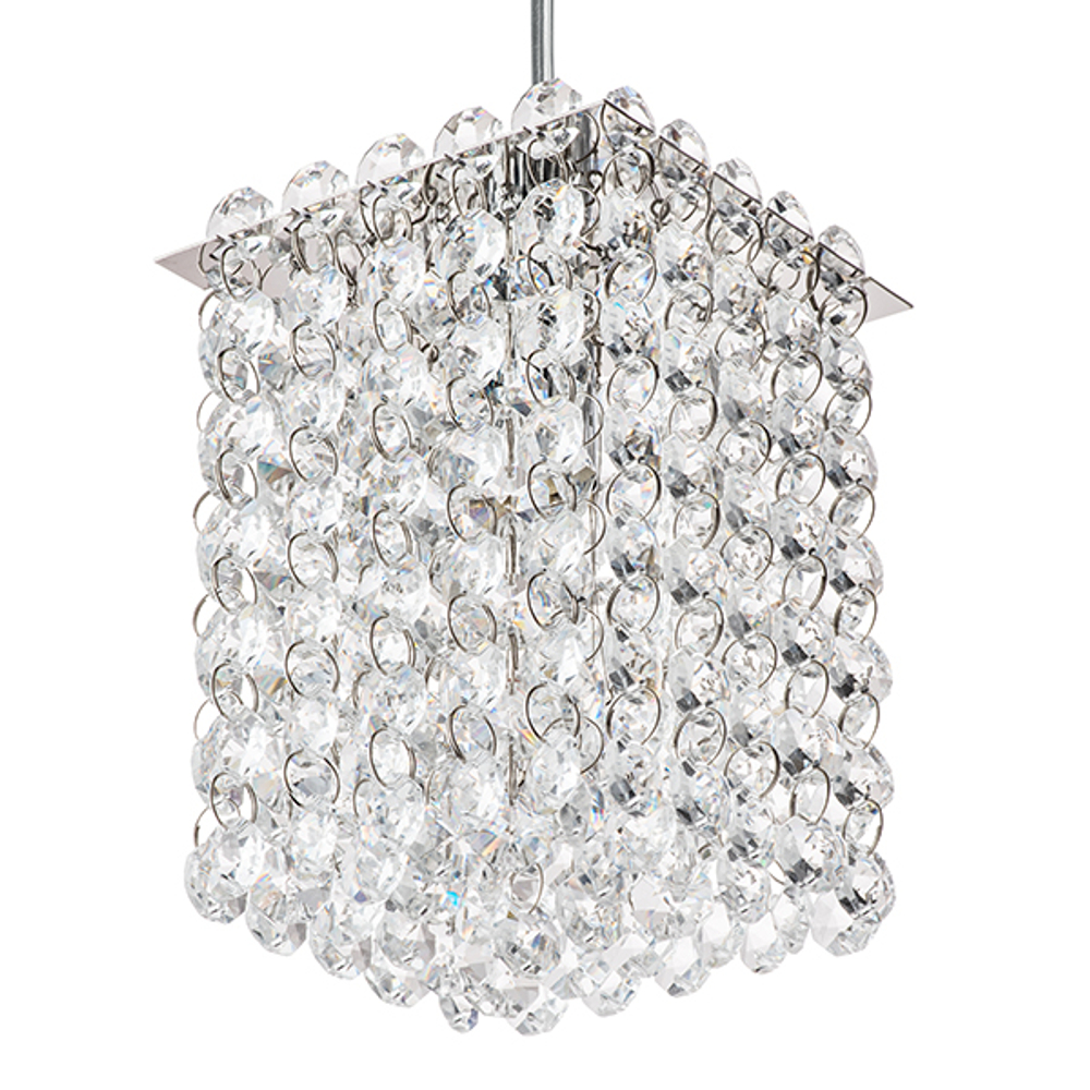 795414 Подвес CRISTALLO 1х40W G9 ХРОМ