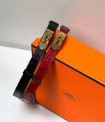 Ремень Hermes из кожи крокодила