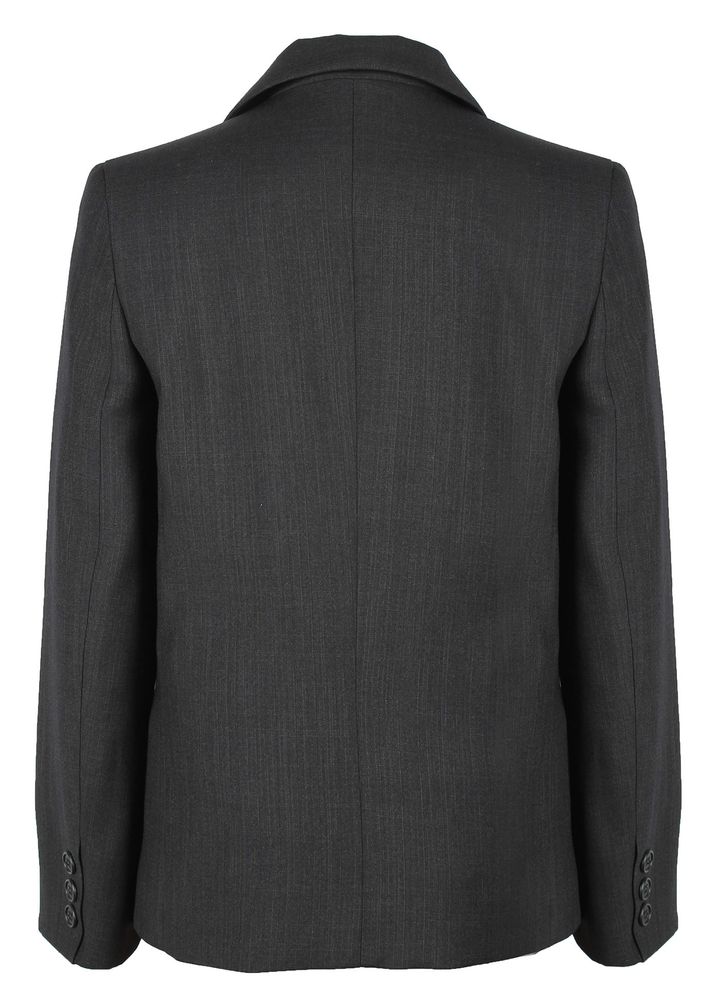 Серый школьный пиджак REMIX