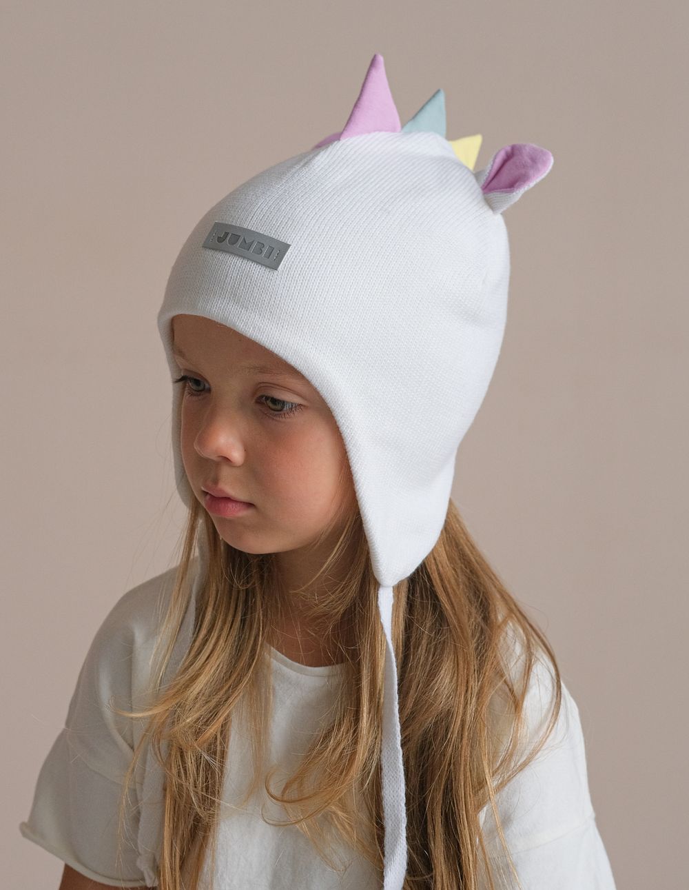 Шапка весенняя/осенняя вязаная (Молоко) UNIC