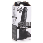 Черный фаллоимитатор Beefy Brad 9’’ Dildo with Balls - 22,4 см. (Цвет: черный)
