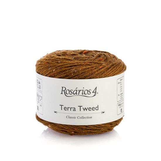 Пряжа ROSARIOS 4  Terra Tweed (97% меринос, 3% вискоза)