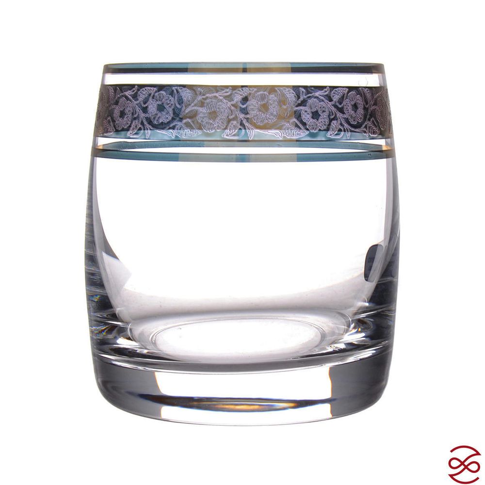 Набор стаканов для виски 290 мл Идеал Золото Kvetna (6 шт)