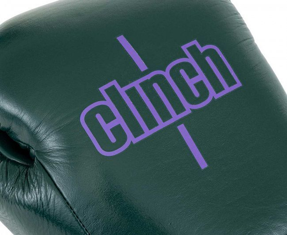 Перчатки боксерские Clinch Undefeated темно-зеленые C161