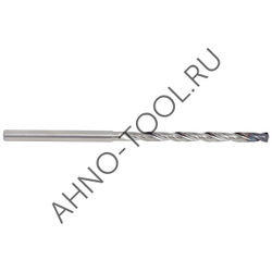 Сверло 3.5мм монолитное твердосплавное 12D с подводом СОЖ. SP-P801120350 VHM AHNO