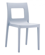 Стул пластиковый Siesta Contract Lucca, серебристый