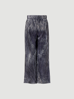 Брюки из фактурного полотна Mjölk Blue Silver
