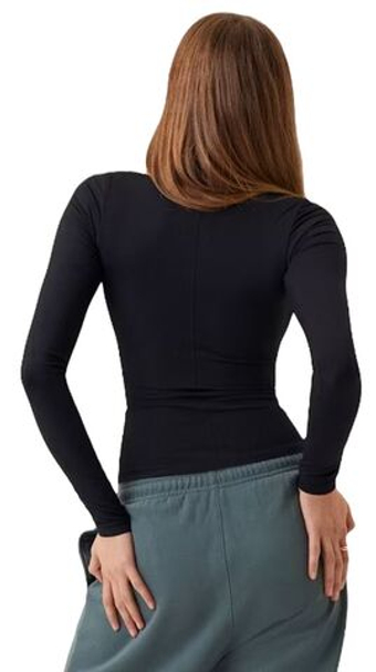 Женская теннисная футболка (dł. Рукава) Björn Borg Studio Ballerina - черный