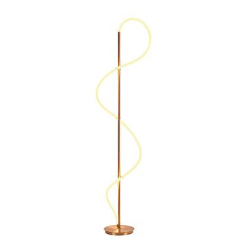 Светодиодный напольный светильник 30W 3000K A2850PN-35PB медь Klimt Arte Lamp