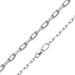 Цепь из белого золота (плетение якорное) Артикул: 21-4111-060-1120-17