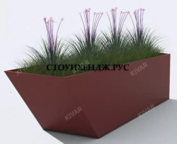 Уличный вазон для цветов Пика