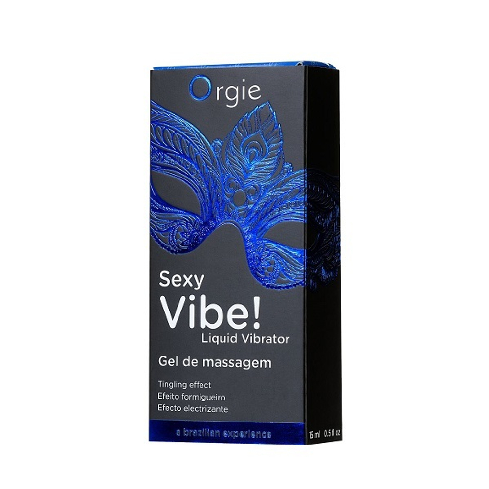 Гель для массажа с эффектом вибрации Orgie Sexy Vibe Liquid Vibrator 15мл