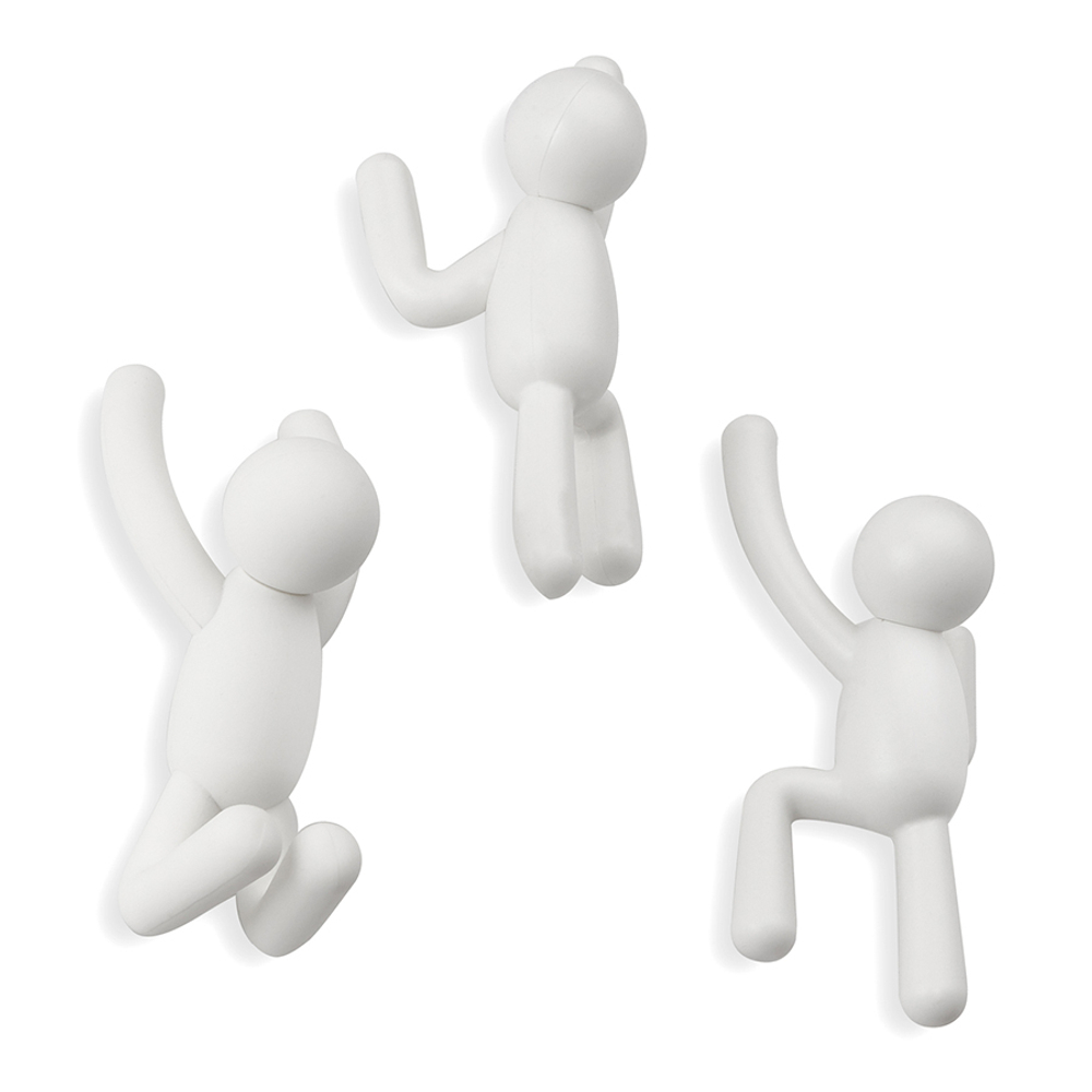 Набор крючков buddy, белый, 3 шт.