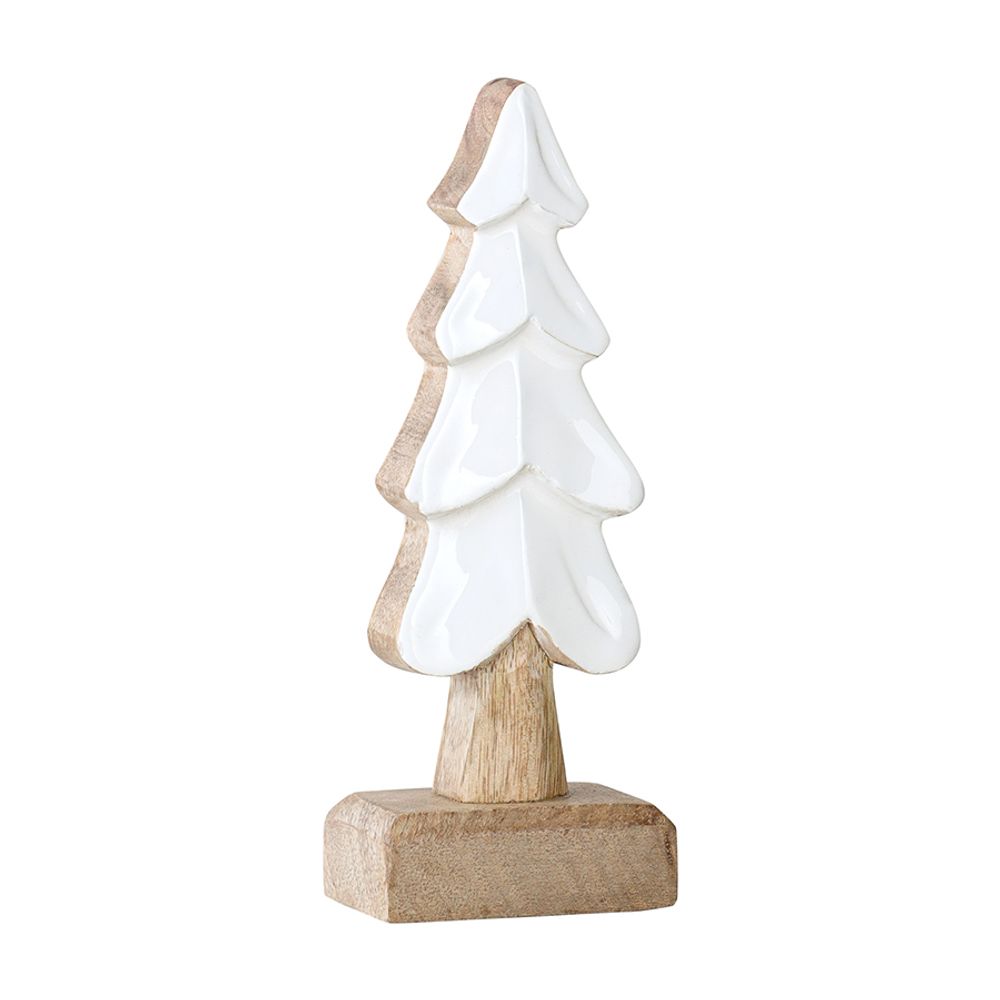 Декор новогодний Snowy tree из коллекции New Year Essential, 20 см