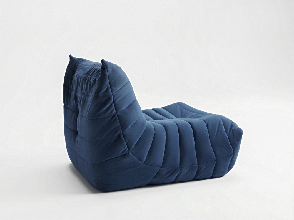 Диван Маршмеллоу Синий 1 секция