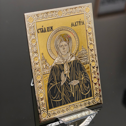 Икона Матрона Московская карманная