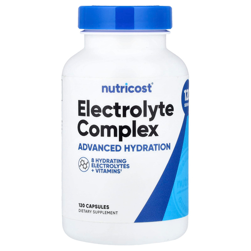 Nutricost, Комплекс электролитов, 120 капсул