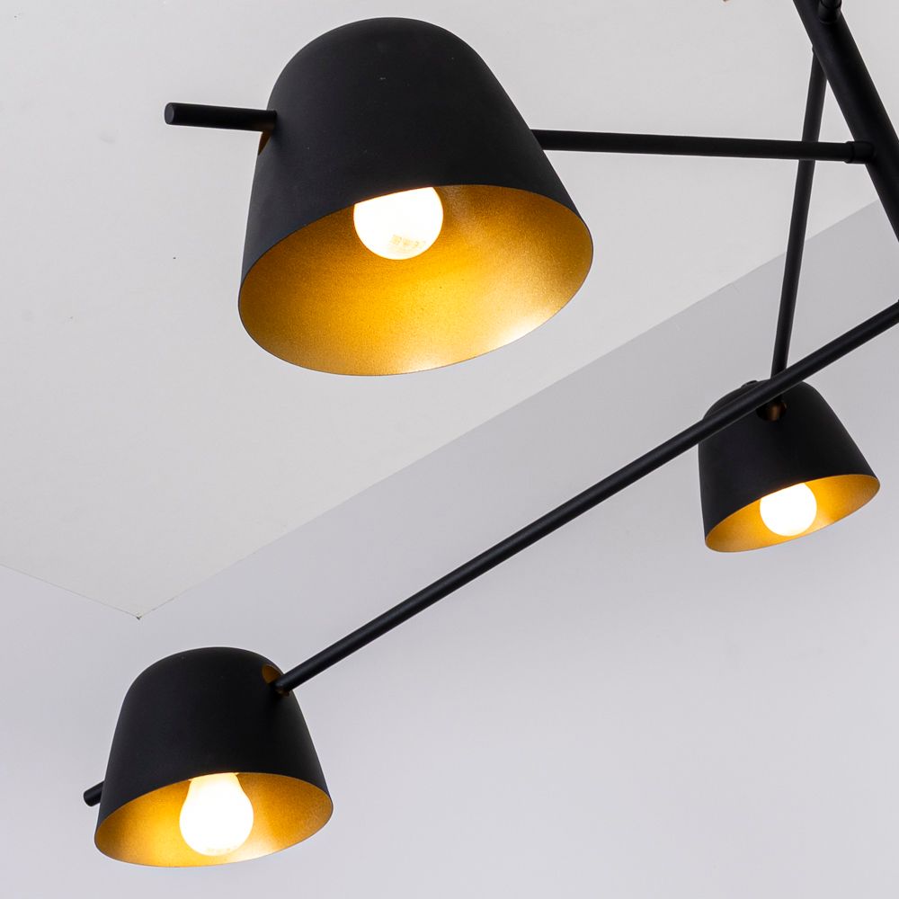 Люстра на штанге GODA Black