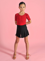 Юбочка для танцев с гипюром