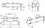 Смеситель для ванны VitrA Origin A4261936 черный матовый