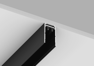 Шинопровод накладной 2м CLT 0.115 01 L2000 BL черный SPACE 220 Crystal Lux