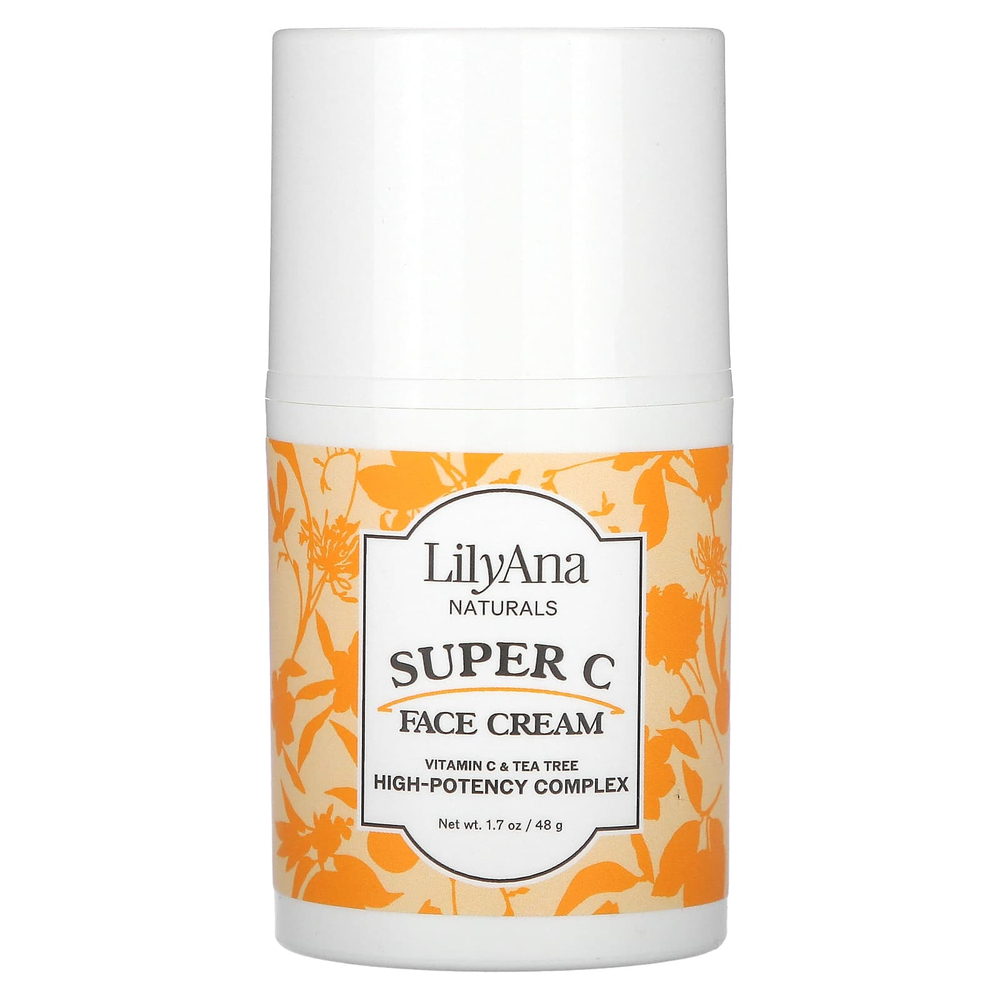 Lilyana Naturals, Крем для лица Super C, 48 г (1,7 унции)