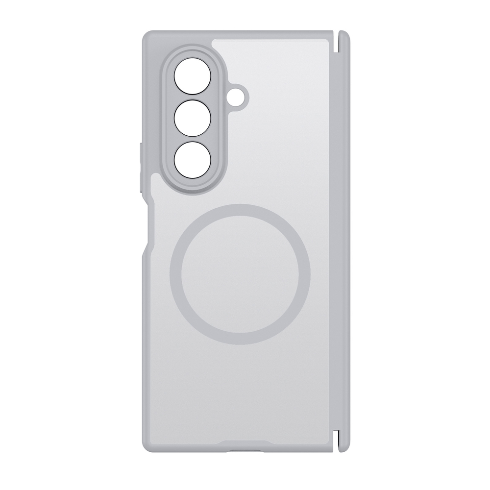 Усиленный чехол серого цвета с MagSafe для Samsung Z TriFold, серия Expn Series Magnetic от Dux Ducis