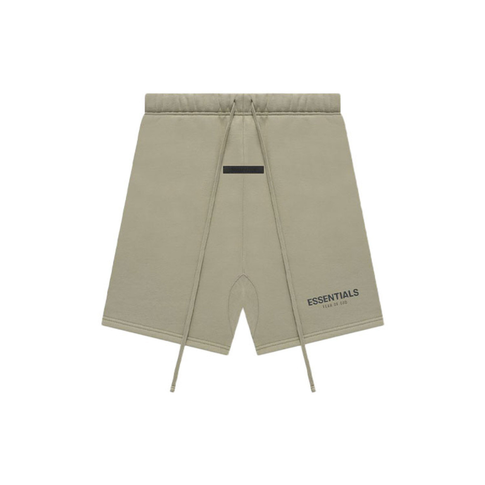 Шорты Fear of God Essentials FW21 Sweatshort Pistachio Logo, FOG-FW21-019