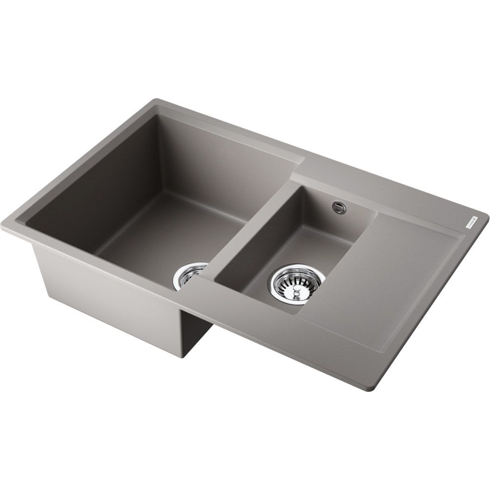 Мойка Omoikiri Daisen 78-2T-GR Tetogranit/leningrad grey