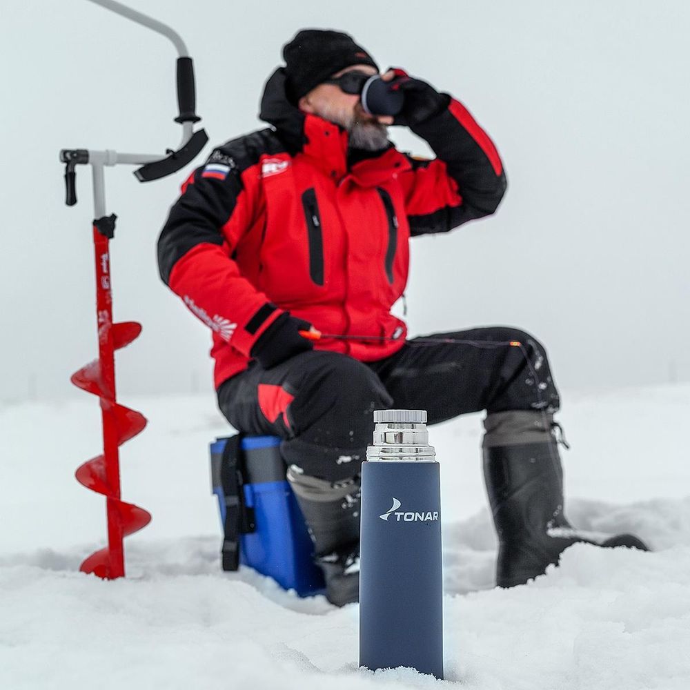 Термос HS.TM-033 1000ML (с ситечком) Тонар, , шт