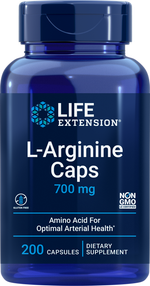 L-аргинин 700 мг 200 капсул Life Extension