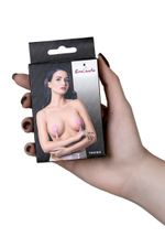 Пэстис Erolanta Lingerie Collection в форме сердец с розами и кисточками, розовые (Цвет: розовый)