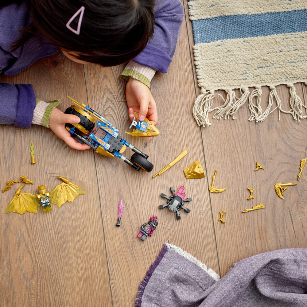 Конструктор LEGO Ninjago 71768 Мотоцикл Джея Золотой дракон