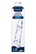 Прозрачная насадка-удлинитель Length Enhancer с подхватом - 16 см.