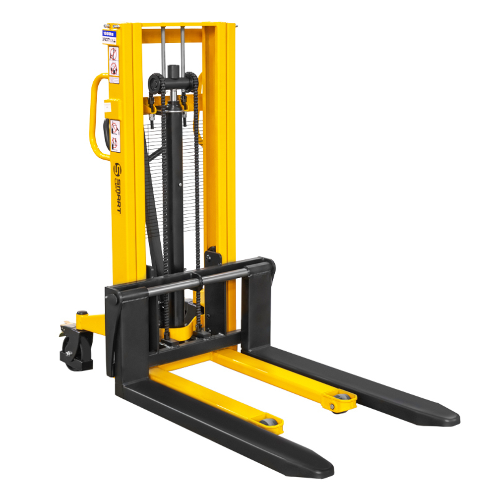 Ручной гидравлический штабелер SDA 1020 (1000 кг; 2 м; вилы 300-850 мм) SMARTLIFT (SMART)