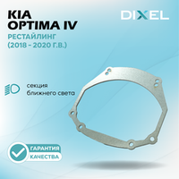 Рамки для Kia Optima IV Рестайлинг (фара 2 линзы) (2018 - 2020 г.в.) на 3/5R