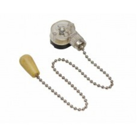 Выключатель для бра с цепочкой хром