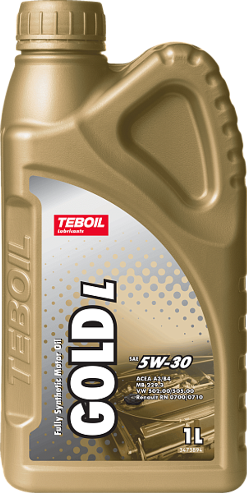 Моторное масло Teboil Gold L 5W-30, синтетическое, 1 л