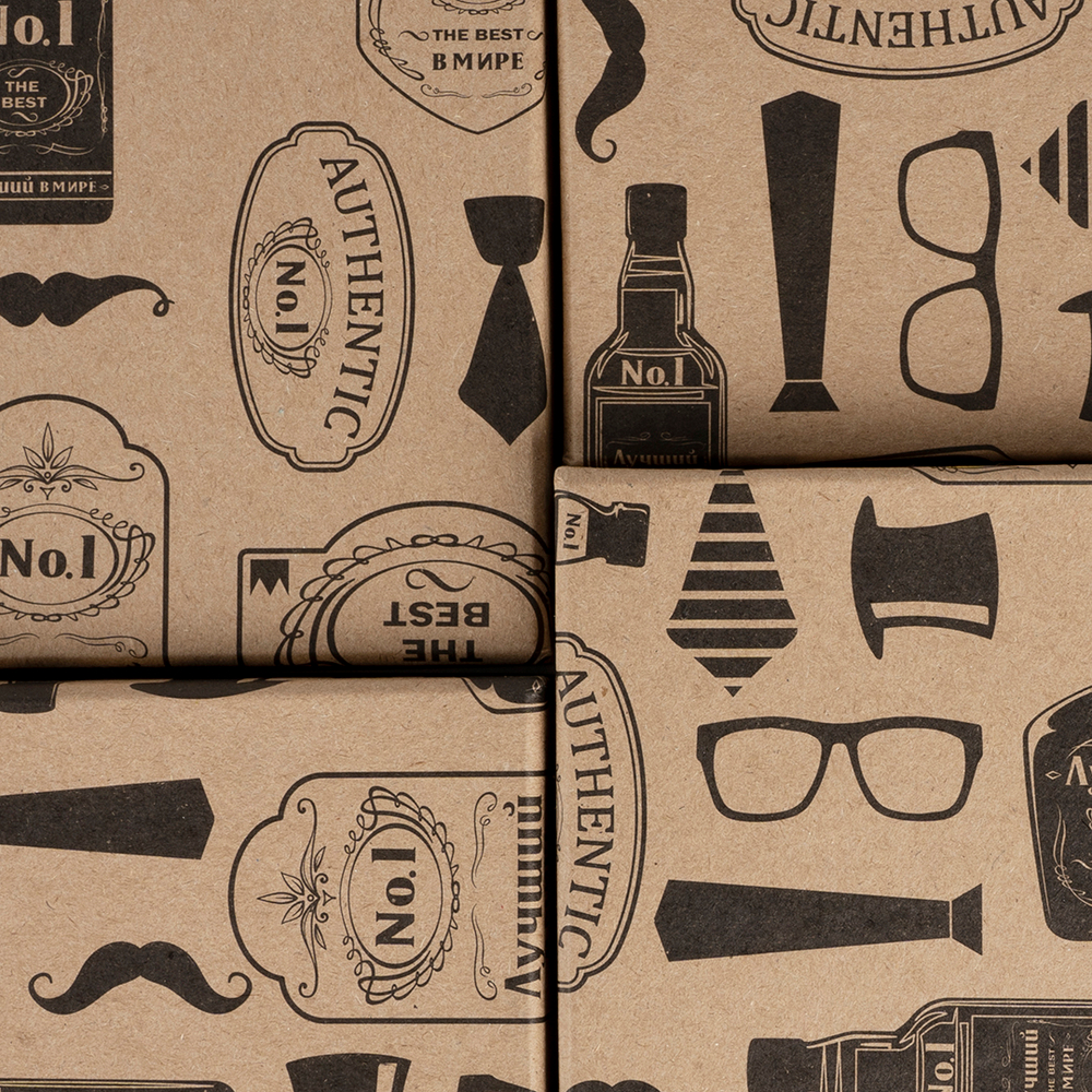 Набор коробок, Крафт, Лучшему Мужчине!