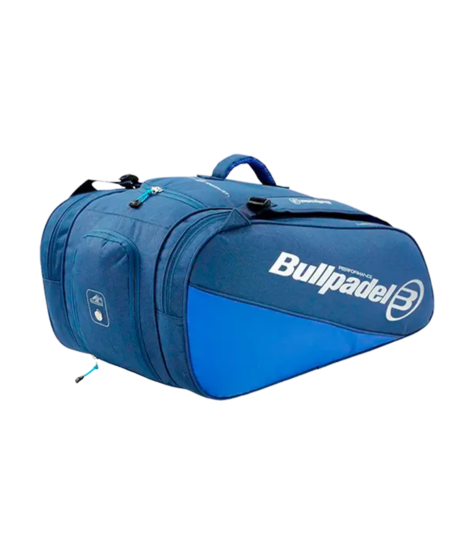 Сумка для падел Bullpadel Performance Navy Blue 2025, термокарманы и вентиляция
