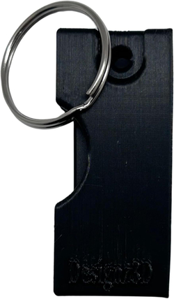 YubiKey Protector Flip Case Keychain Holder (для моделей 5 NFC / 5C NFC) Чехол-ключница для защиты YubiKey (черный, версия для 5C NFC)