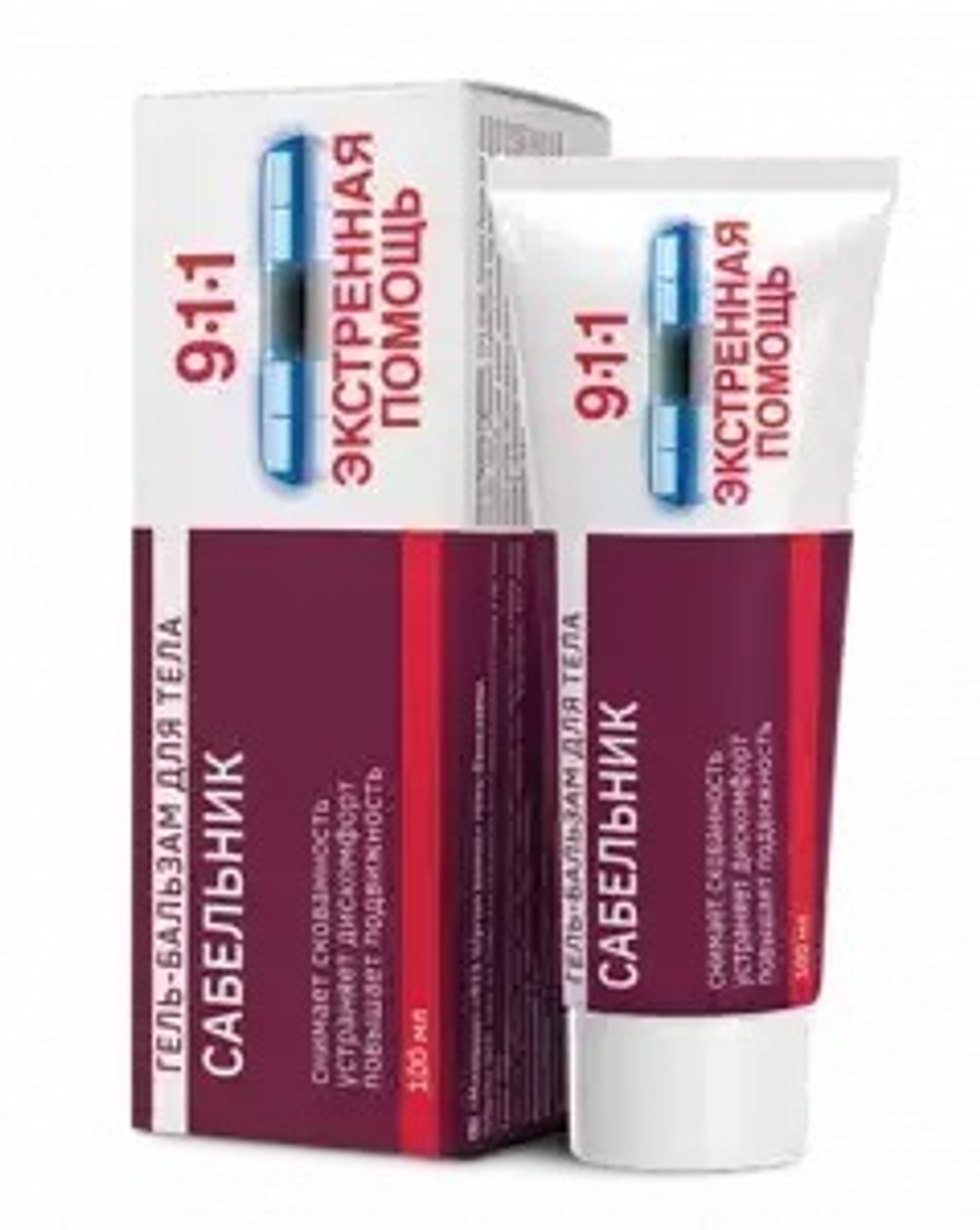 Гель-бальзам для тела при боли в суставах и мышцах «Сабельник» 100мл