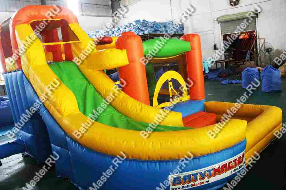 Детский надувной батут "Границы радости" 3,5*3*2,5 м