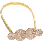 Подхват для штор на магните «Камея золото» 8см