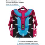 Ранец Berlingo Expert Max Little bunny 37х28х16см, 2 отд., с анатомической спинкой