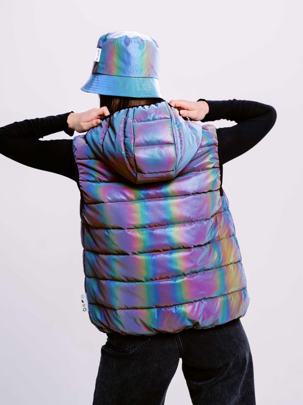 Жилет Rainbow Светоотражающий Черный Унисекс - фото 7