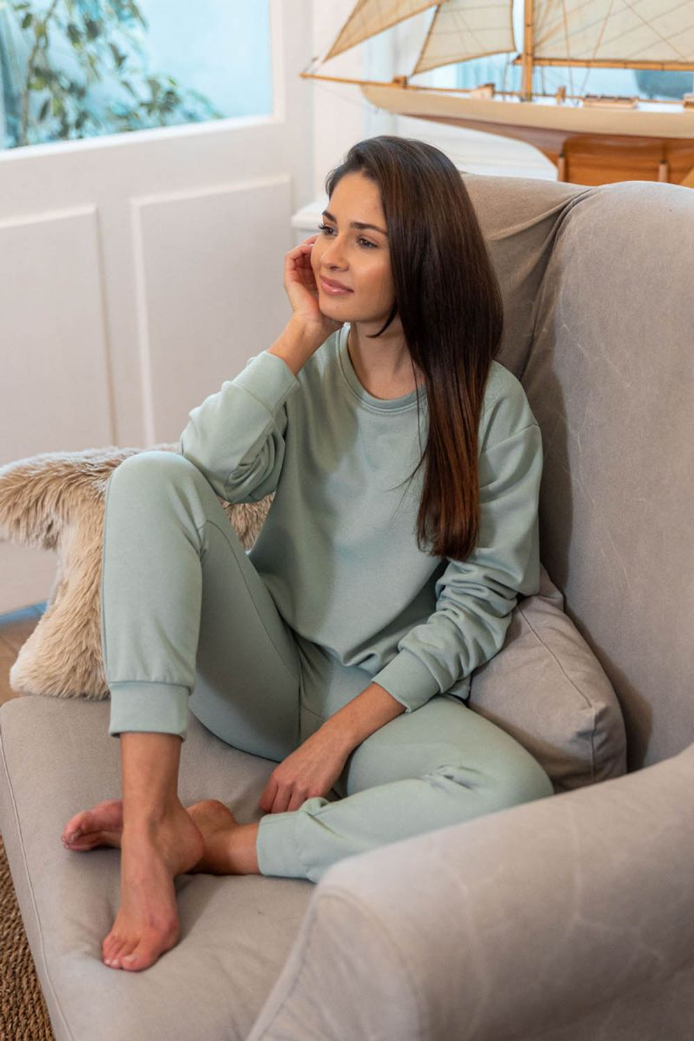 Домашний костюм Carlota (Размер: M) (Цвет: зеленый)