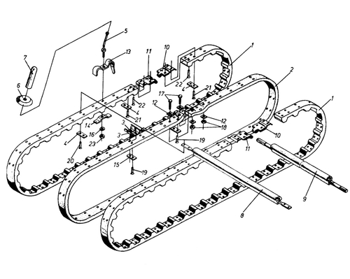 Транспортер ботвоудалителя Anna