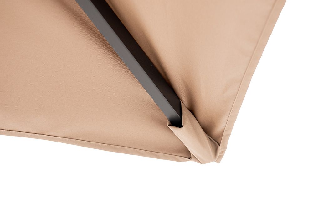 "Джулия" зонт садовый 3х3м на центральной опоре, тент бежевый