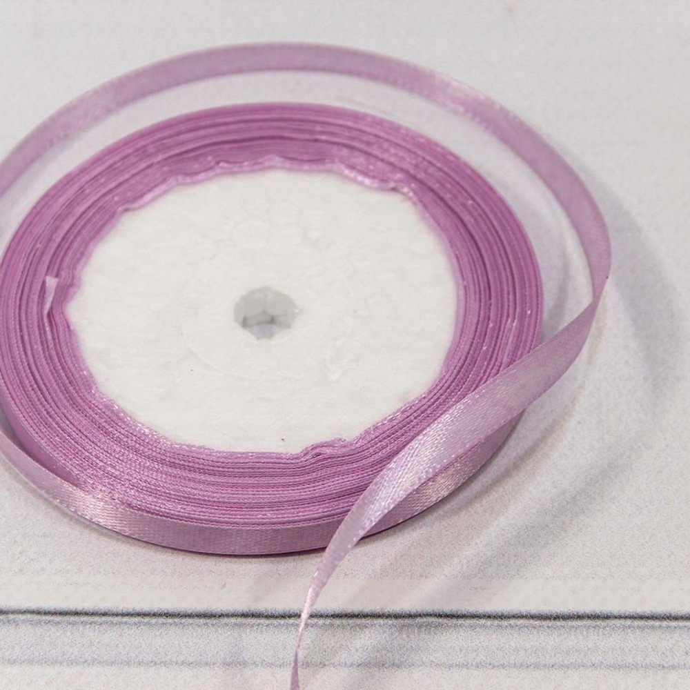 Лента Атласная 0,6см х 28м Сатин (Фиолетовый)